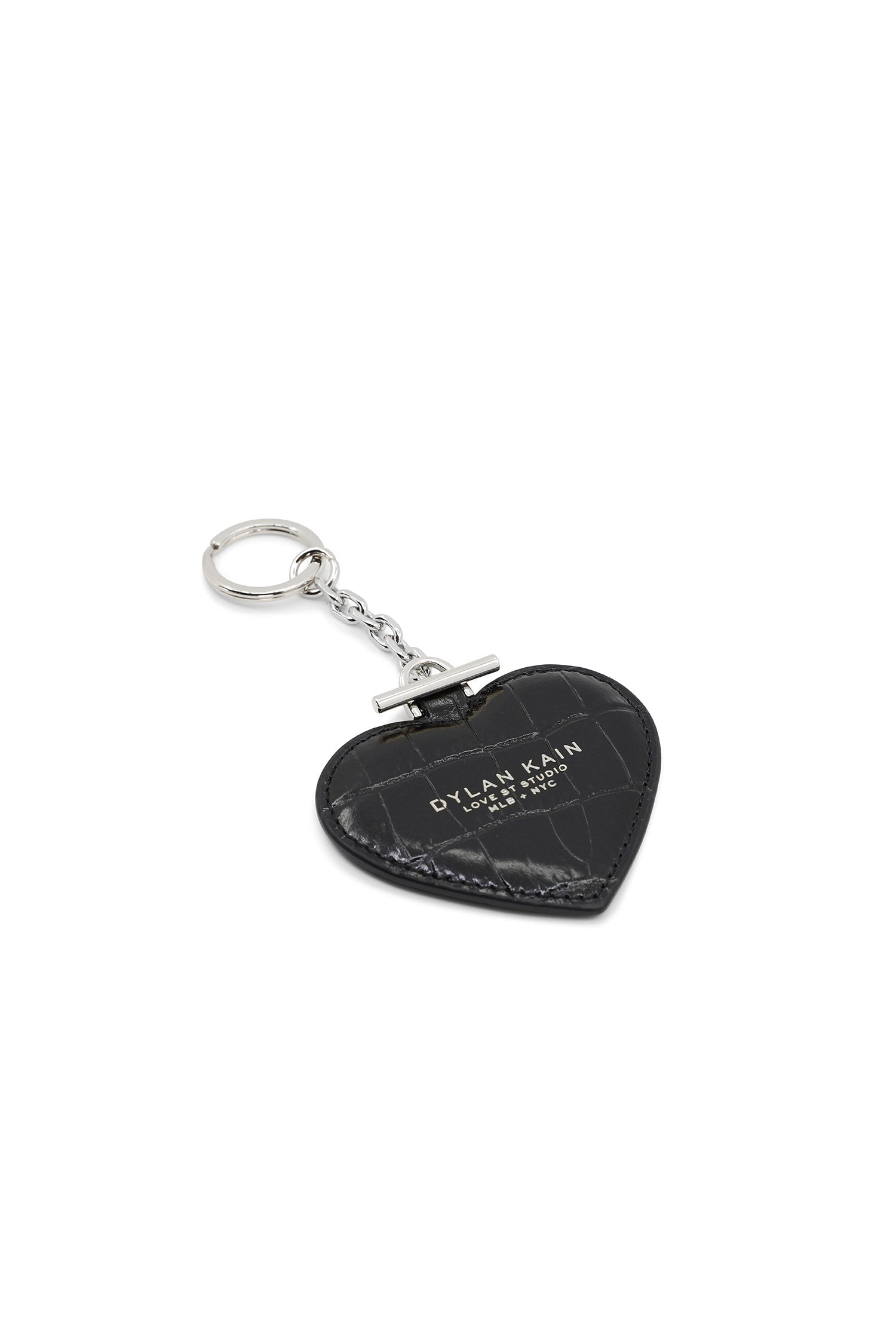 SAMPLE - Dylan Kain Heart Keychain Black silver