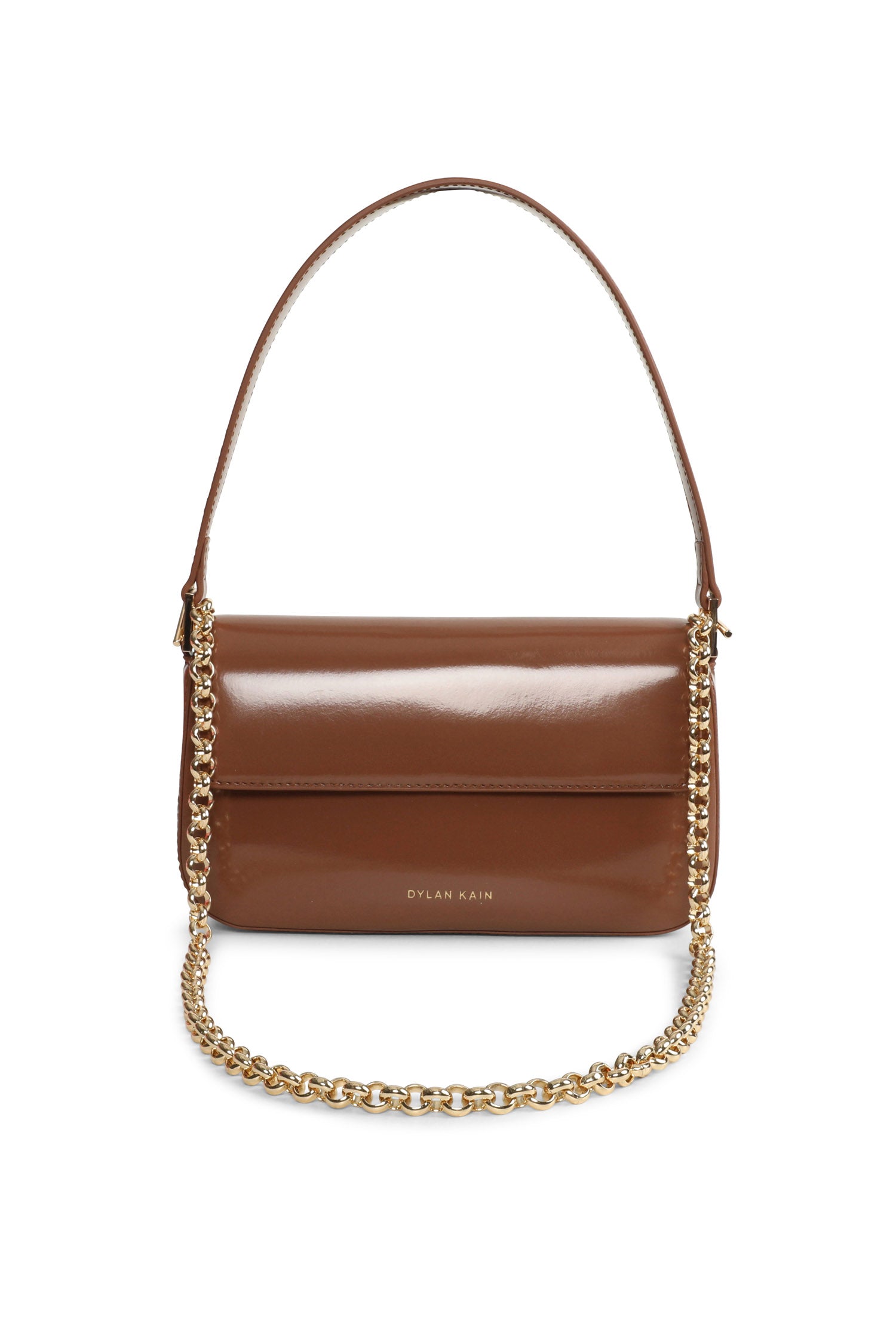 The Baguette Patent Bag Chocolate