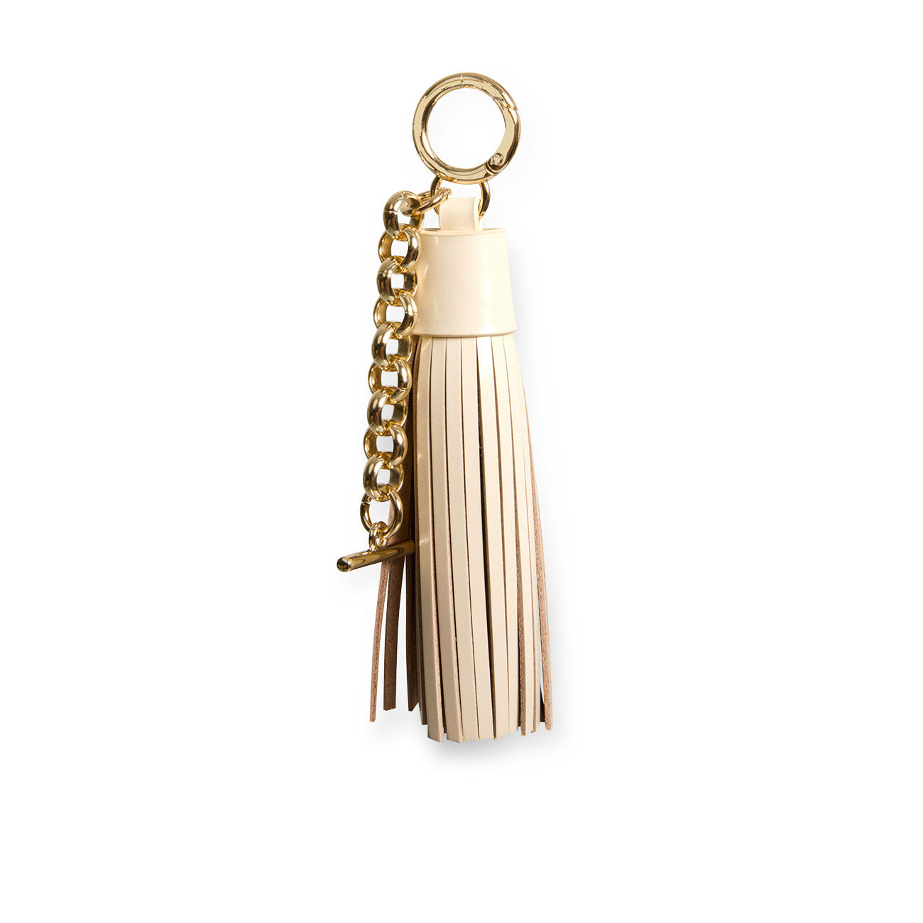 SAMPLE - The Harlow Lux Keychain Cream Light Gold