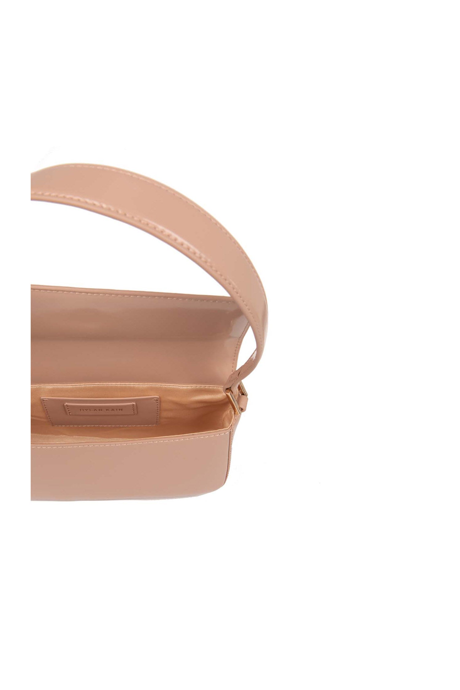 The Baguette Patent Bag Fawn Light Gold