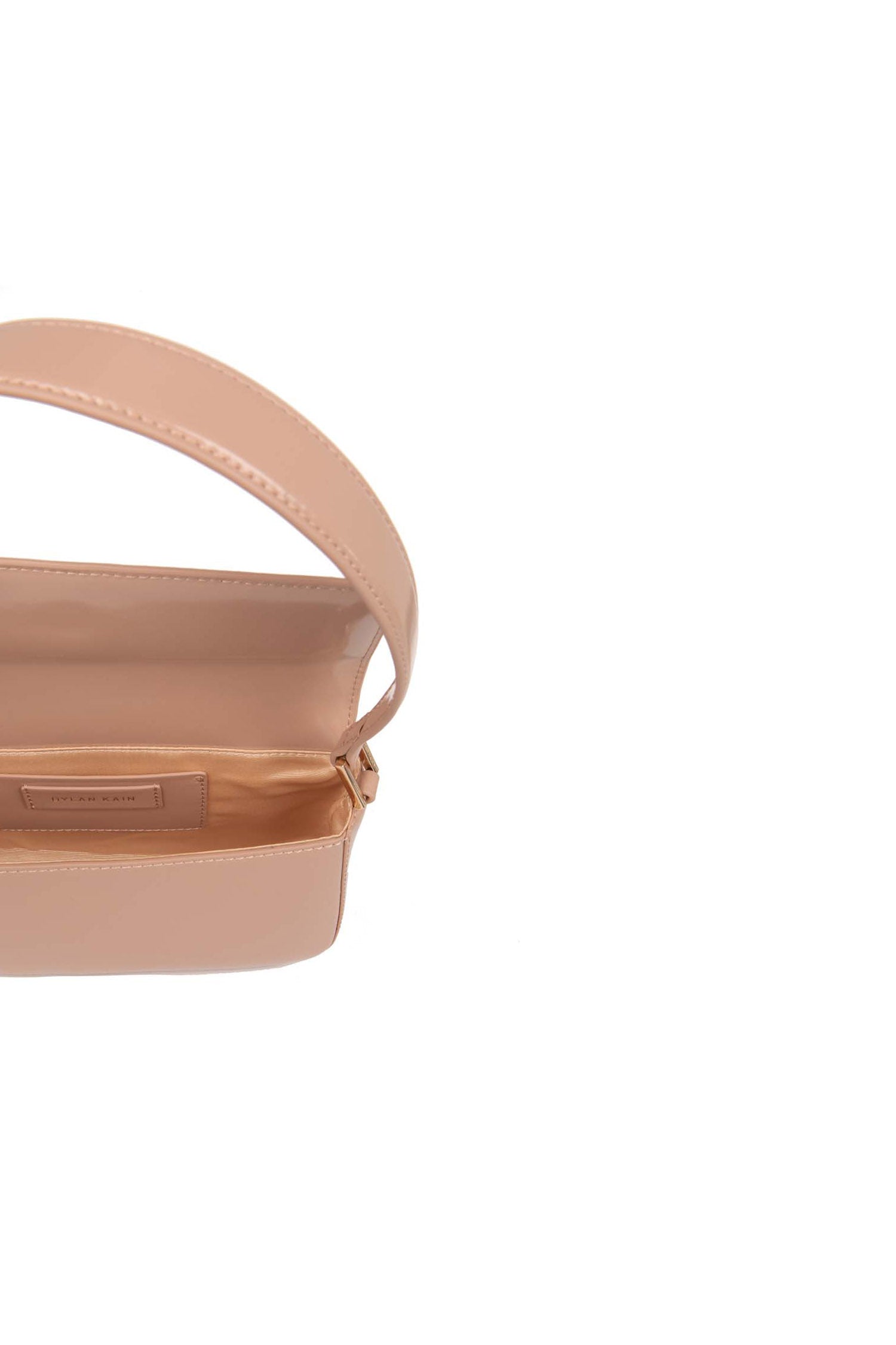SAMPLE - The Baguette Patent Bag Fawn