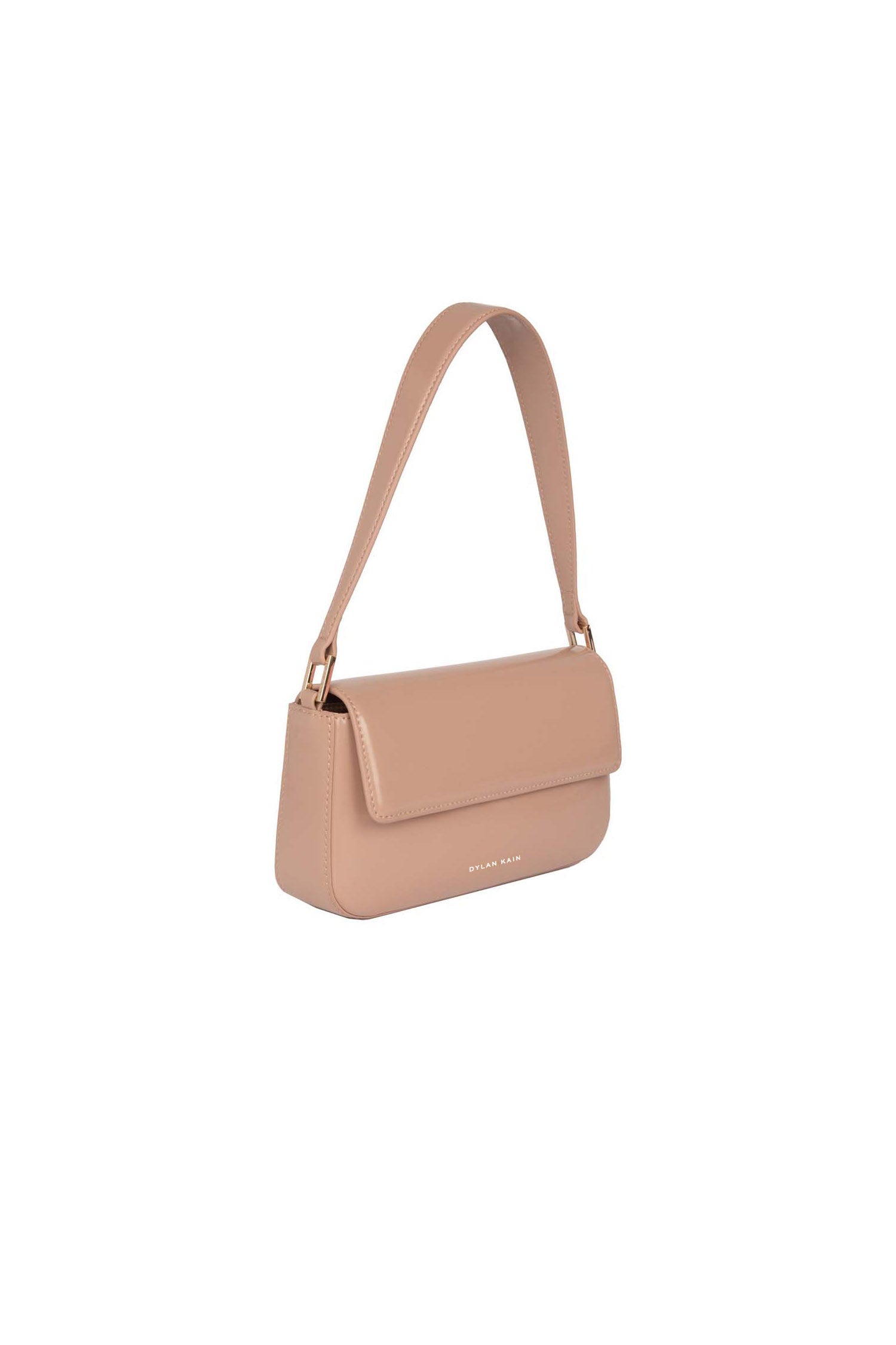 The Baguette Patent Bag Fawn Light Gold