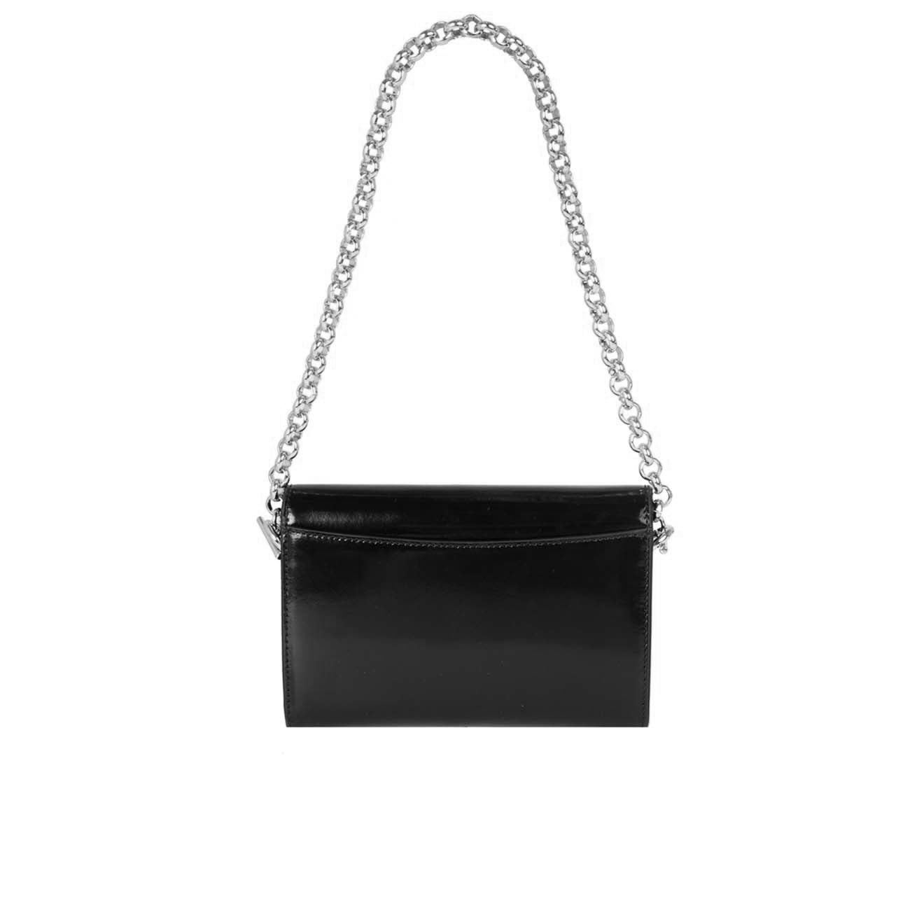 The Juicy Patent Wallet Black Silver - Gift Edit