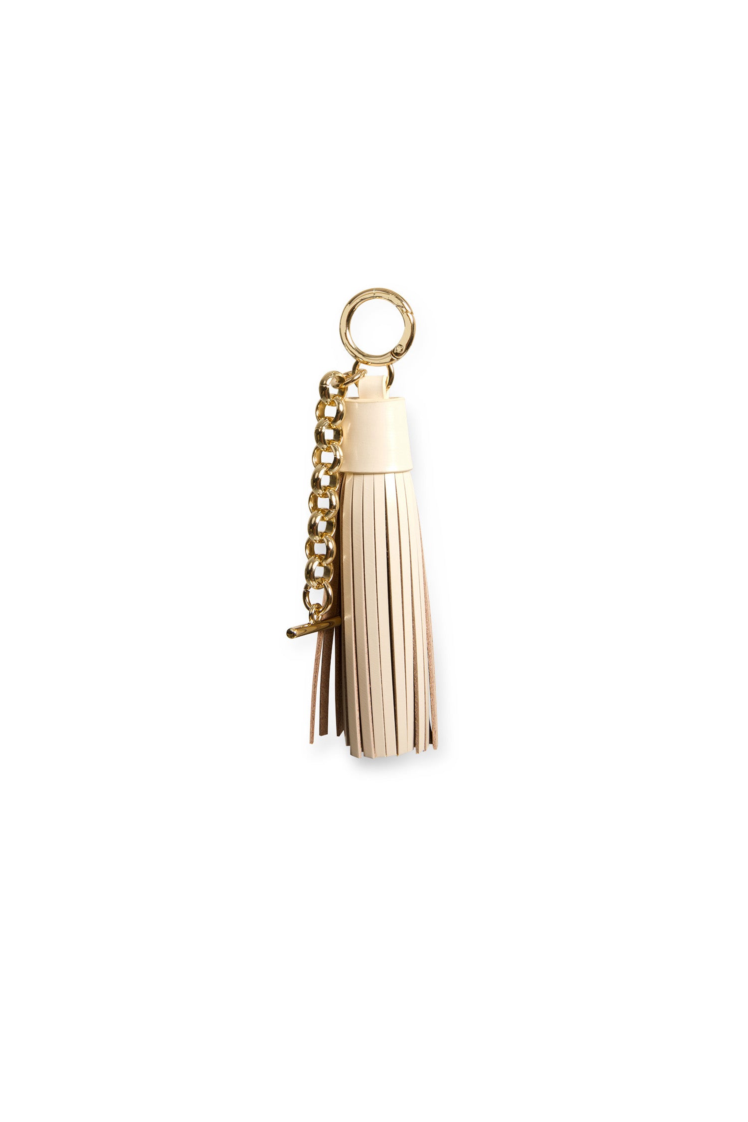 The Harlow Lux Keychain Cream Light Gold